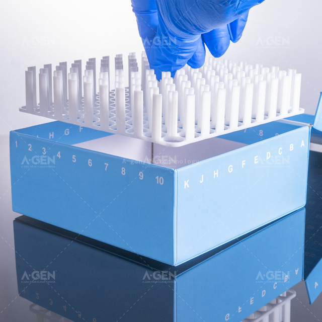 PP冷凍盒133*133*52mm（兼容1.5ml/2ml冷凍管）藍色