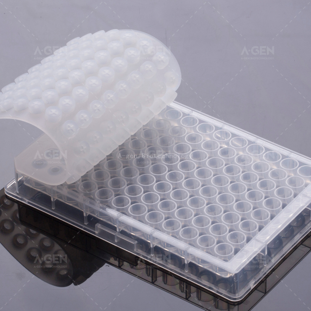 96 圓孔板 1.0 和 U/V 板的硅密封，可刺穿