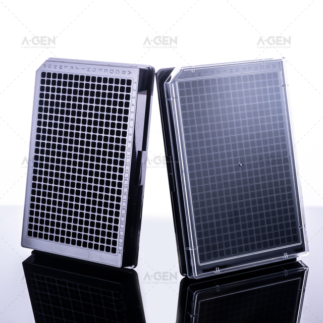 384 孔黑色板高結(jié)合透明蓋無(wú)菌 Elisa 板