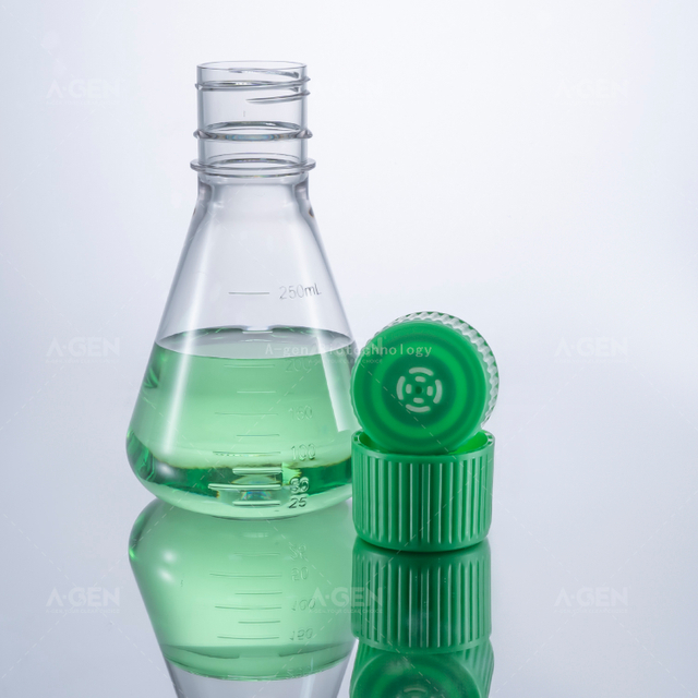 250ml 透氣蓋 PC 無菌密封蓋三角搖瓶