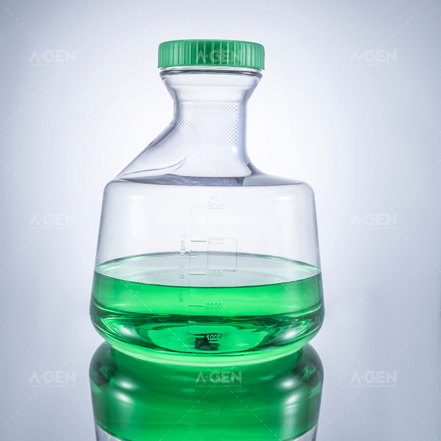 5L PC 無(wú)菌密封蓋 5000ml 透氣蓋三角搖瓶用于細(xì)胞培養(yǎng)