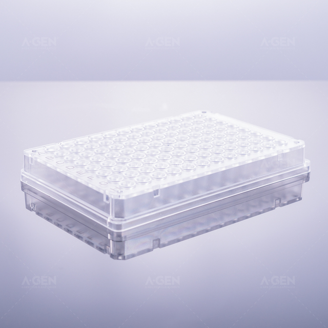 200μL，96孔PCR板，全裙邊，黑色標(biāo)識(shí)，透明