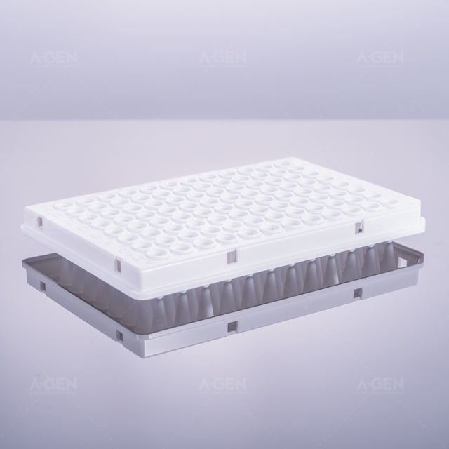 100μL，96孔PCR板，半裙邊邊，標(biāo)記清晰，白色